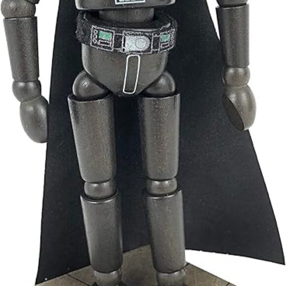 HTF Disney Galaxy's Edge Star Wars Wooden Darth Vader Bendable Toy Figurine - Picture 4 of 16